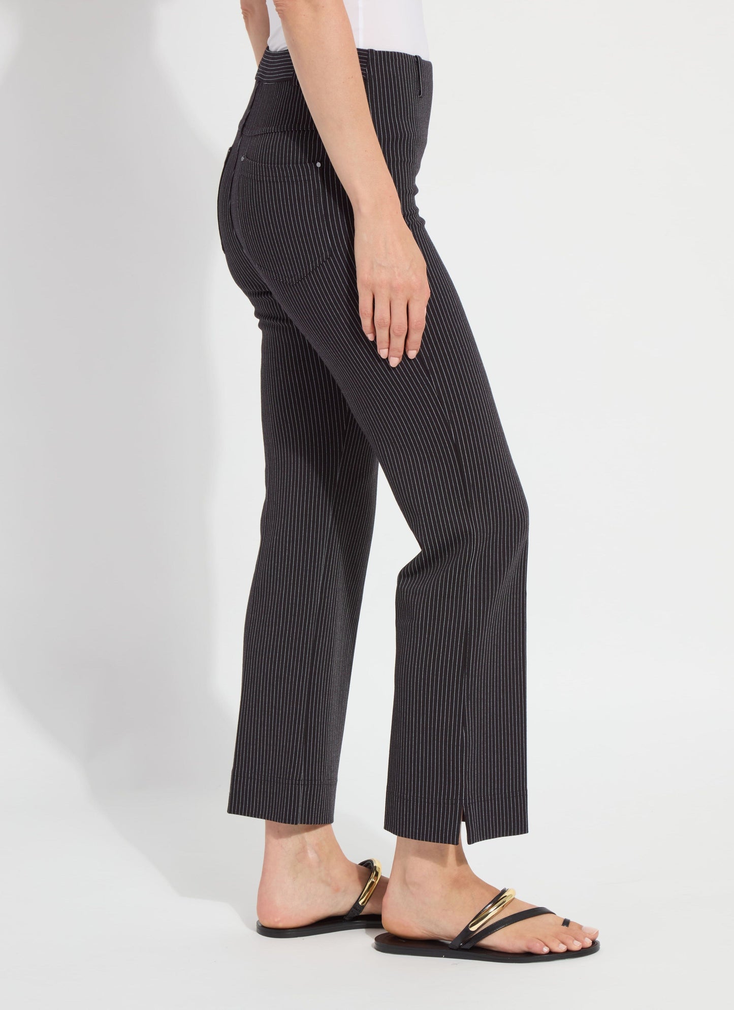 Lysse Baby Boot Ankle Pant (27" Inseam) Seasonless Pinstripe
