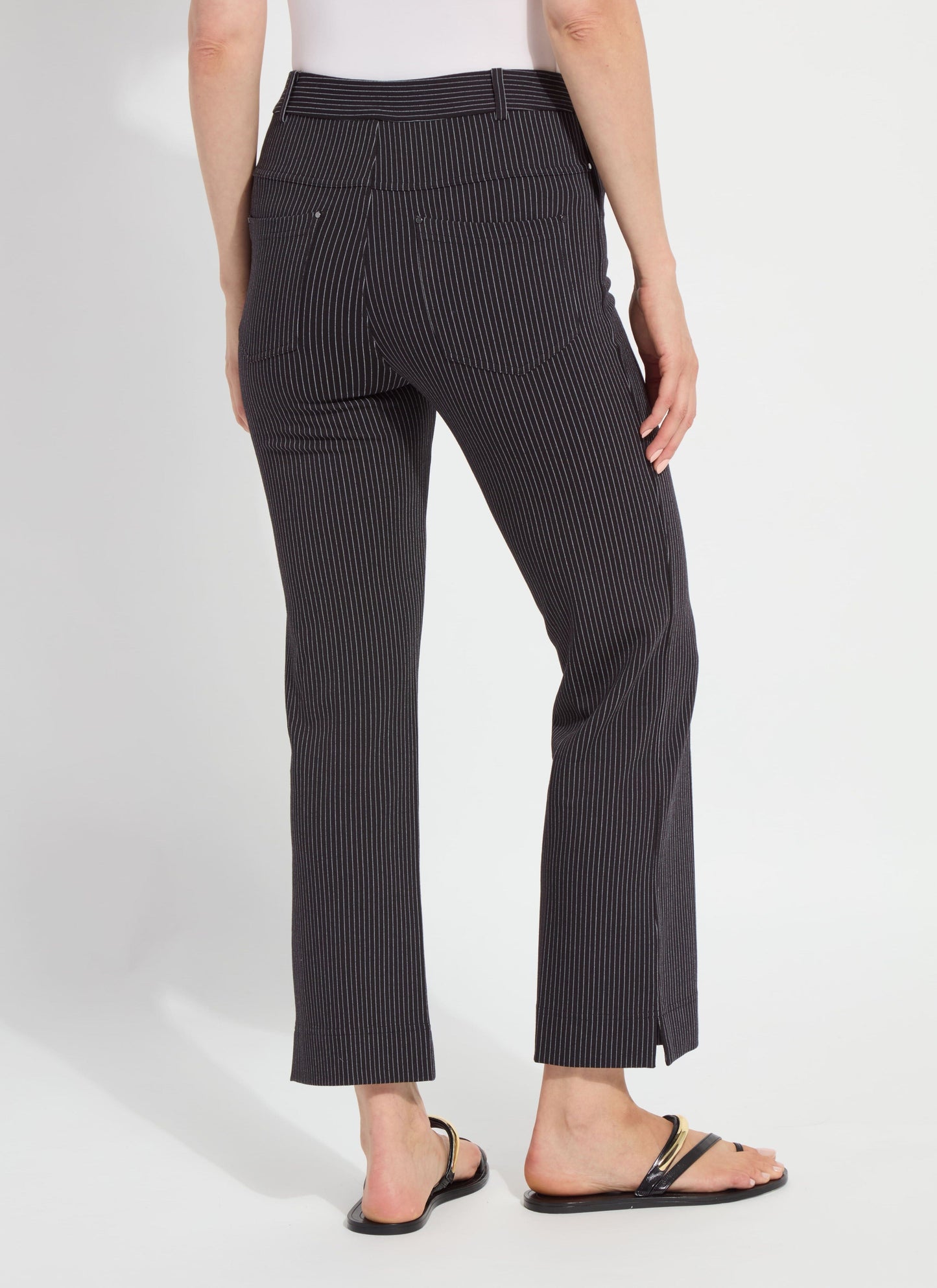 Lysse Baby Boot Ankle Pant (27" Inseam) Seasonless Pinstripe