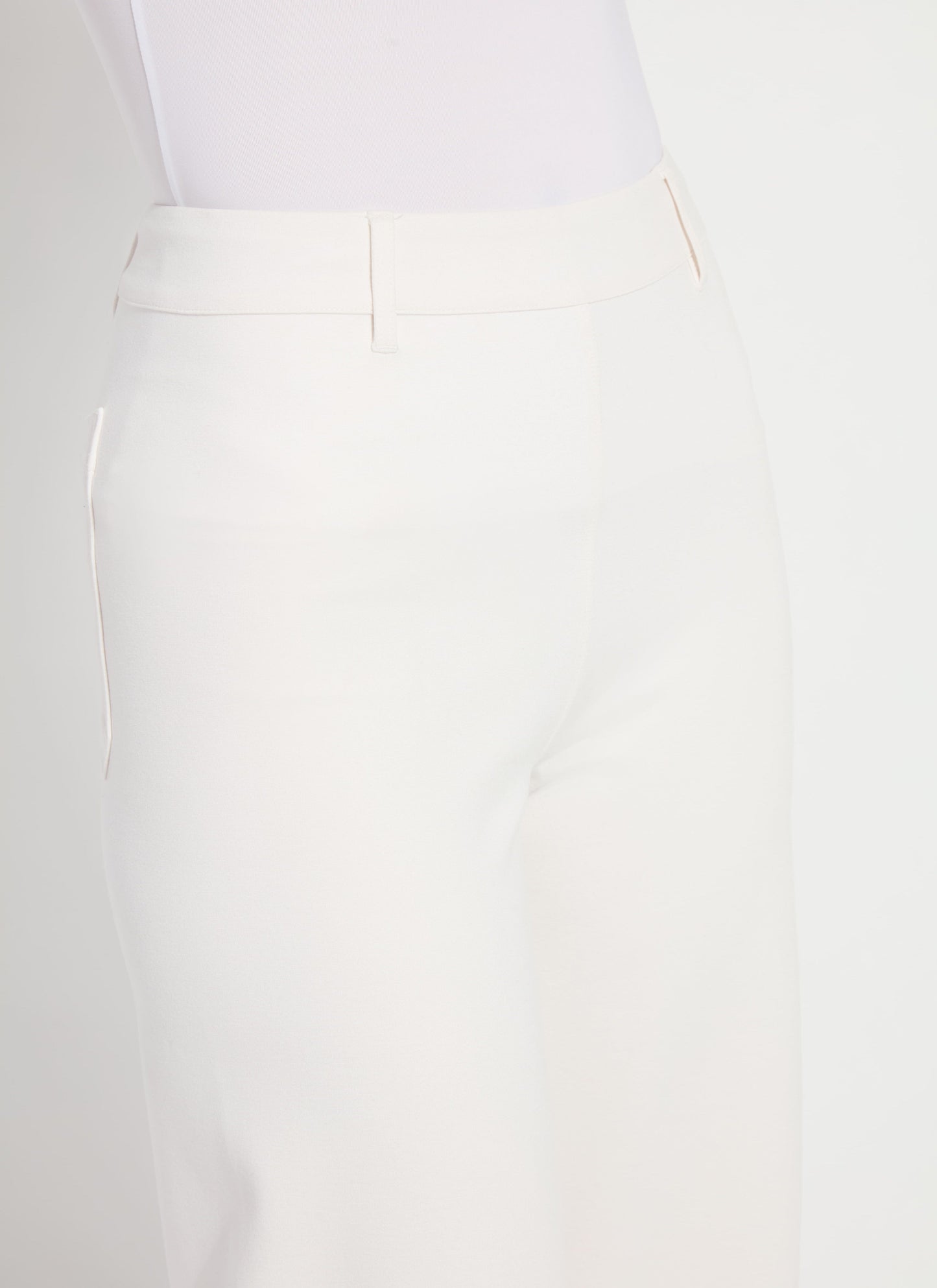 Lysse Erin Hi Waist Wide Leg Ponte - Chalk (28" Inseam) Chalk