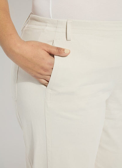 Lysse Anelise Barrel Trouser Curvy (26" Inseam) Oat