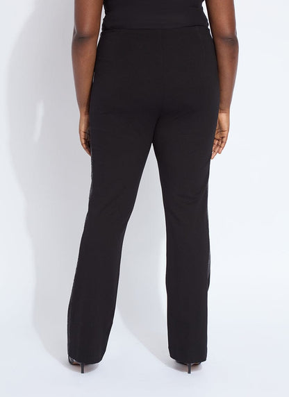 Lysse Elysse Sequin Embellished Pant Curvy (32.5"Inseam) Black
