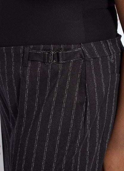Lysse Isabel Wide Leg Ponte Pant Curvy (27" Inseam) Charcoal Lane