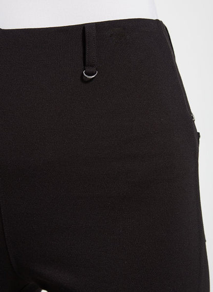 Lysse Ponte Baby Bootcut Curvy Black