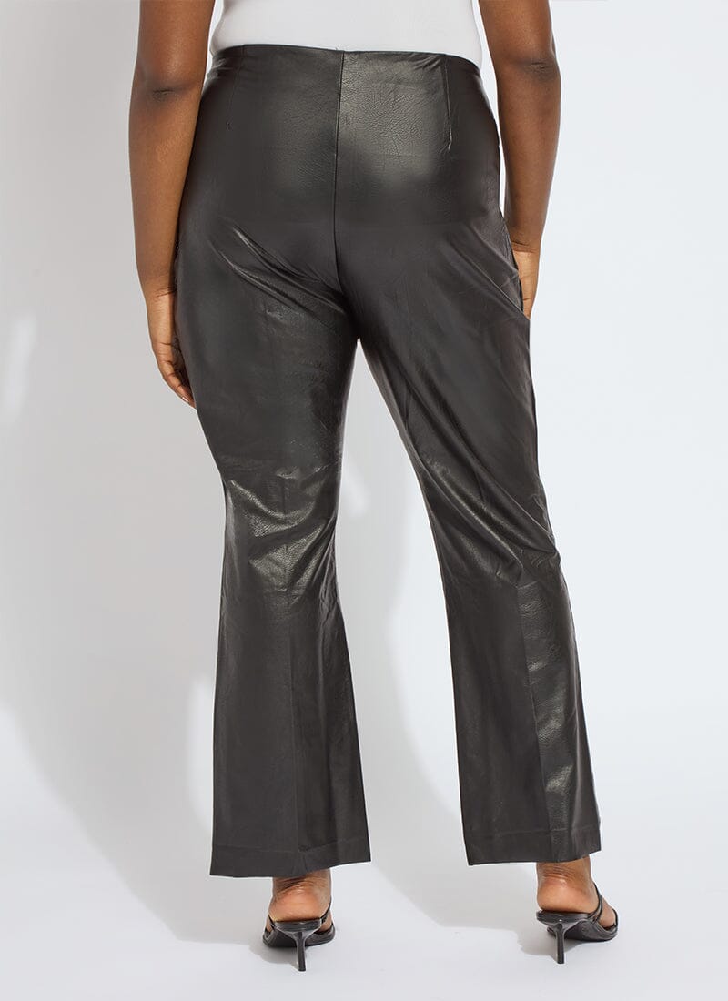 Lysse Ankle Elysse Vegan Leather Curvy (27.5 inseam) Black