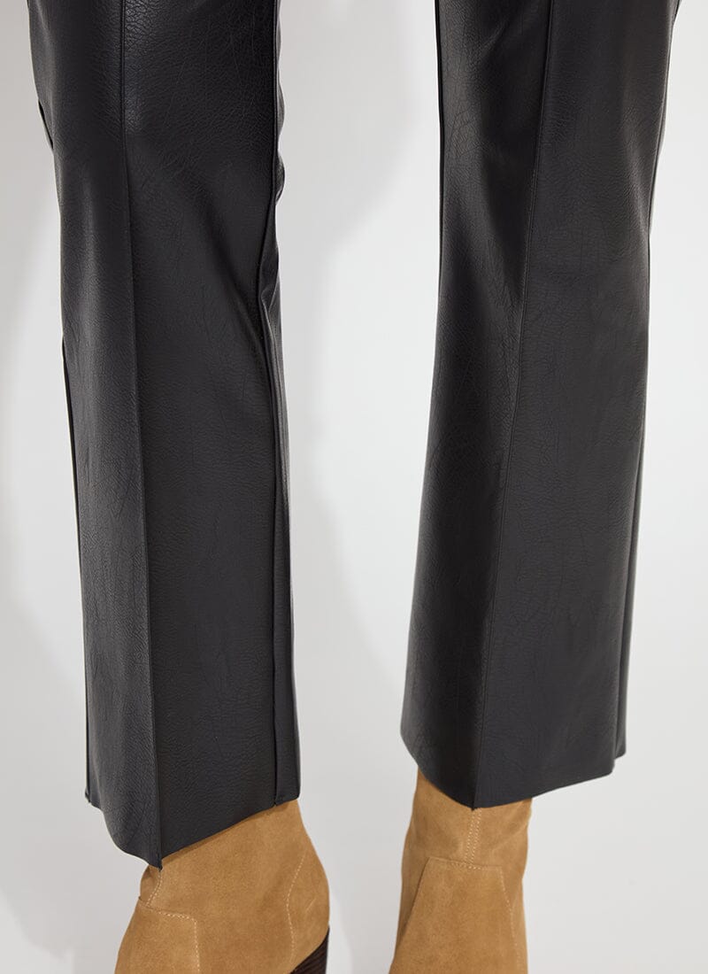 Lysse Ankle Elysse Vegan Leather Curvy (27.5 inseam) Black