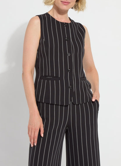 Lysse Ava Tailored Vest Over and Over Line
