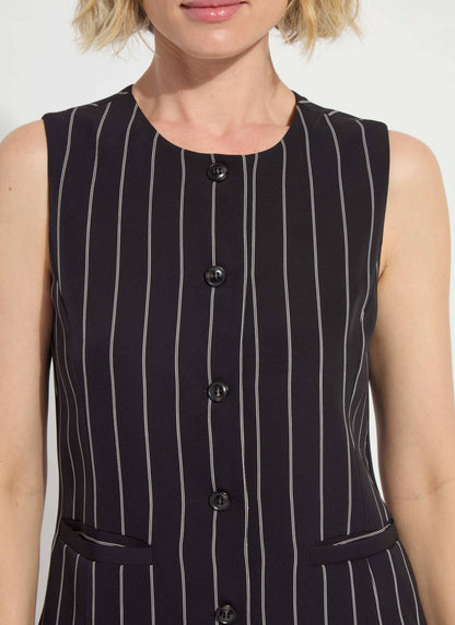Lysse Ava Tailored Vest Over and Over Line