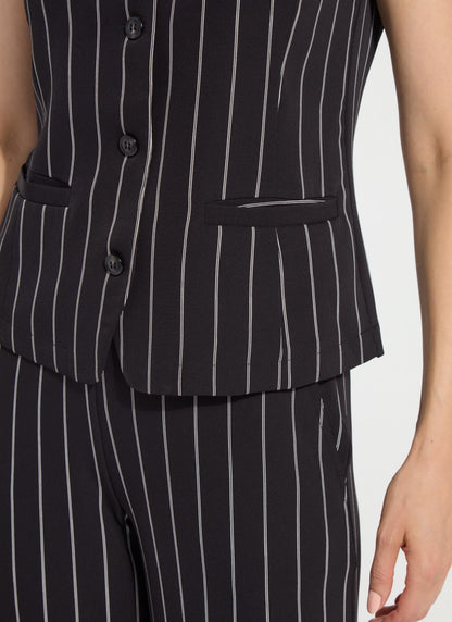 Lysse Ava Tailored Vest Over and Over Line