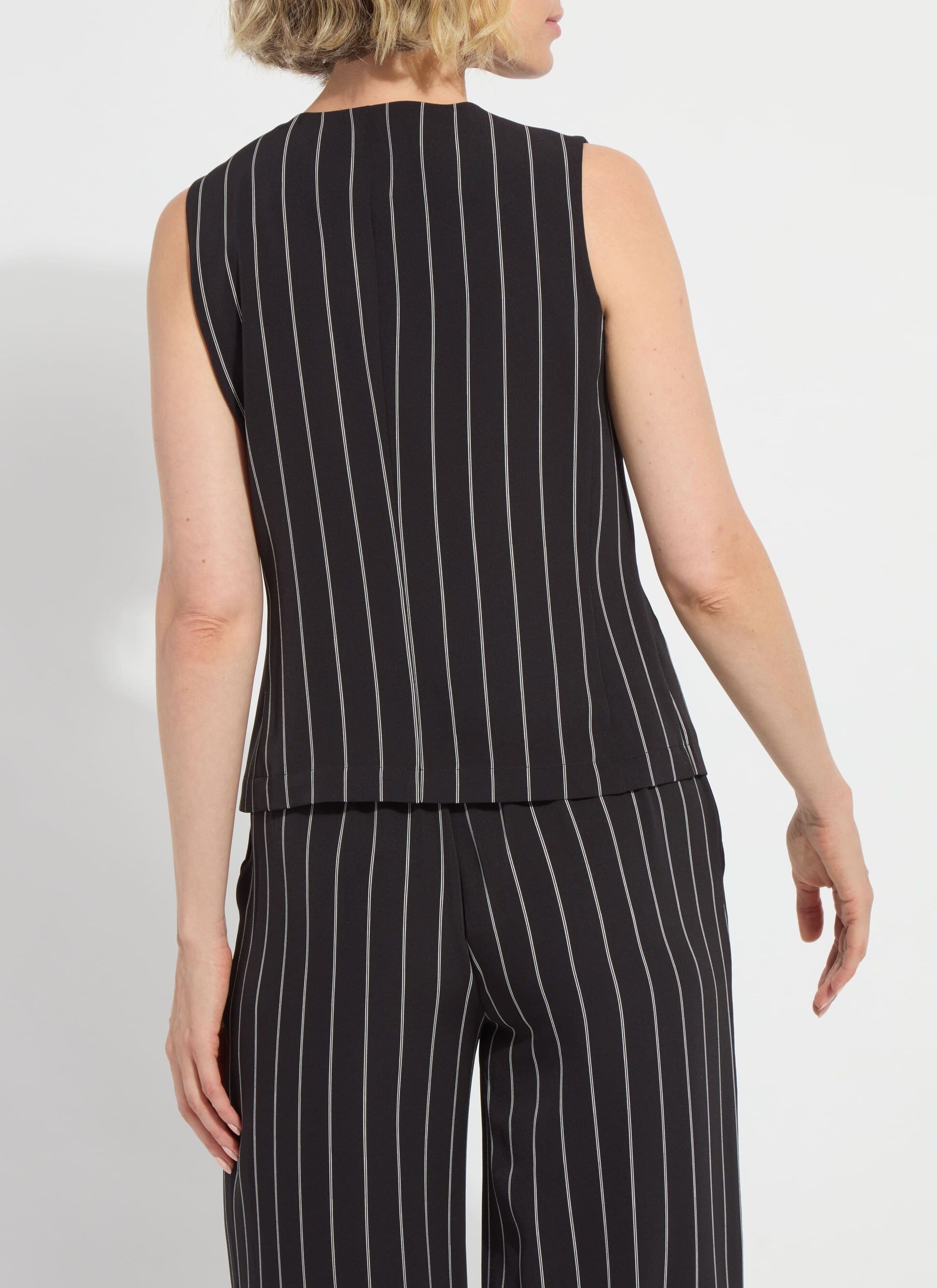 Lysse Ava Tailored Vest Over and Over Line