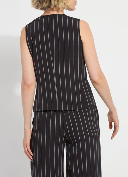 Lysse Ava Tailored Vest Over and Over Line
