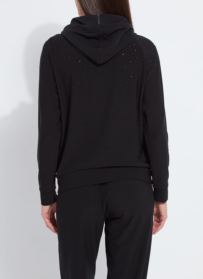 Lysse Emiliana Studded Hoodie Sweatshirt Black