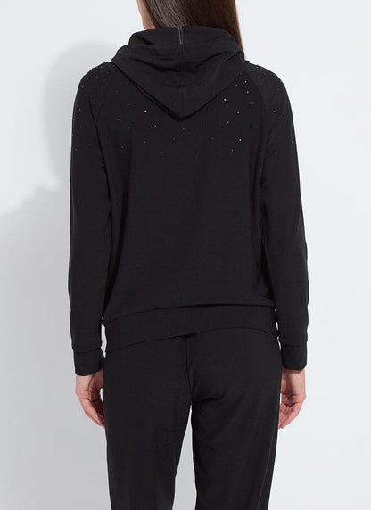 Lysse Emiliana Studded Hoodie Sweatshirt Black