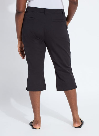 Lysse Amanda Capri Pant (Curvy, 18.5" Inseam) Black
