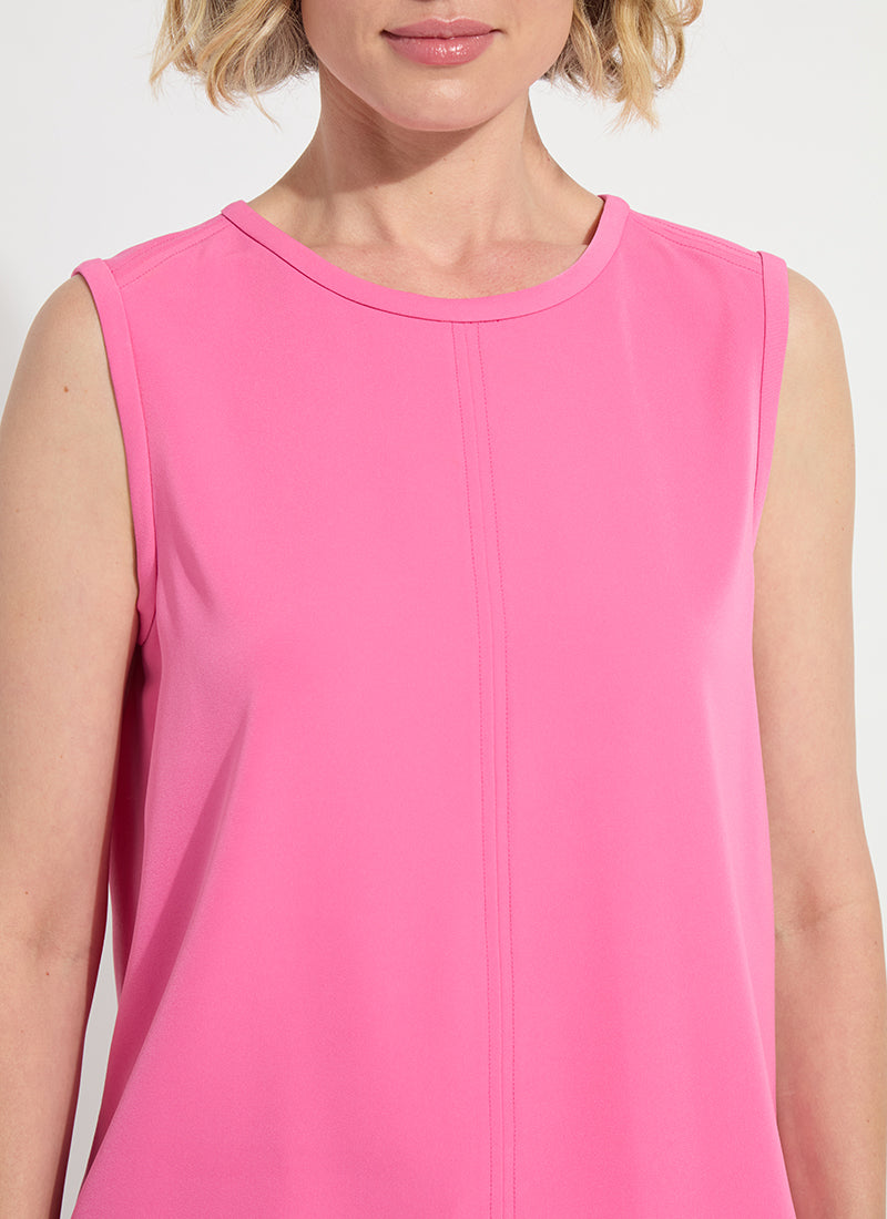Lysse Kayra Pull on Folded Back Top Fresh Pink