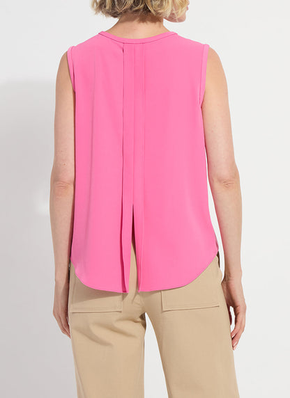 Lysse Kayra Pull on Folded Back Top Fresh Pink