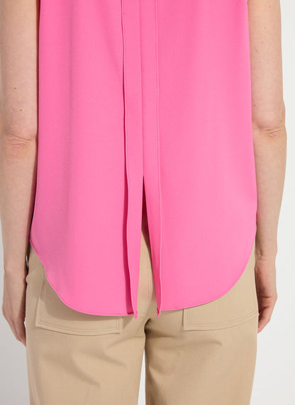 Lysse Kayra Pull on Folded Back Top Fresh Pink