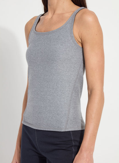 Lysse Reversible Essential Tank True Navy Grey Melange