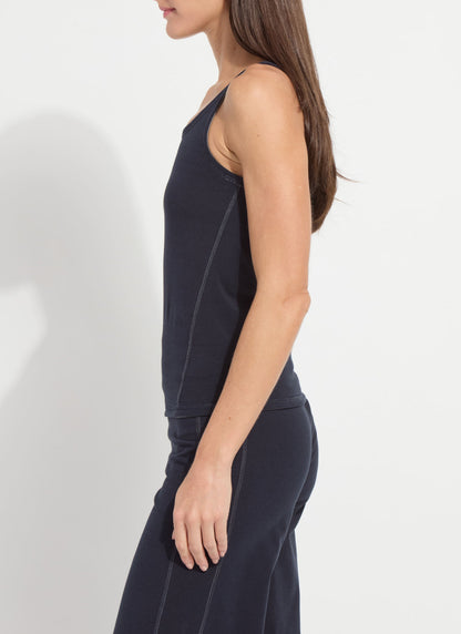 Lysse Reversible Essential Tank True Navy Grey Melange
