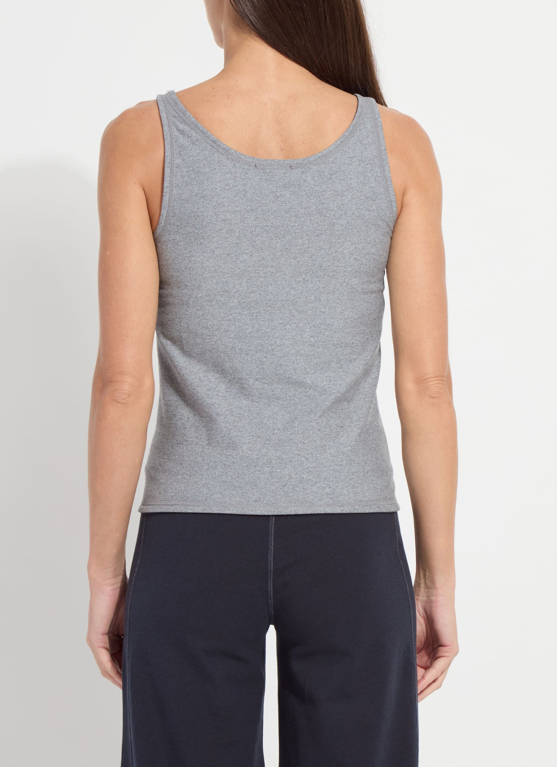 Lysse Reversible Essential Tank True Navy Grey Melange