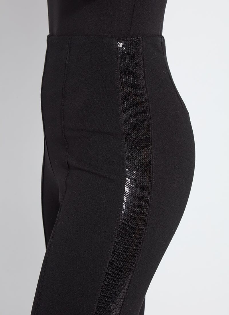 Lysse Elysse Sequin Embellished Pant (32.5" Inseam) Black