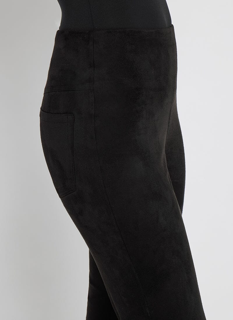 Lysse Jesse Vegan Suede Baby Boot (31" Inseam) Black
