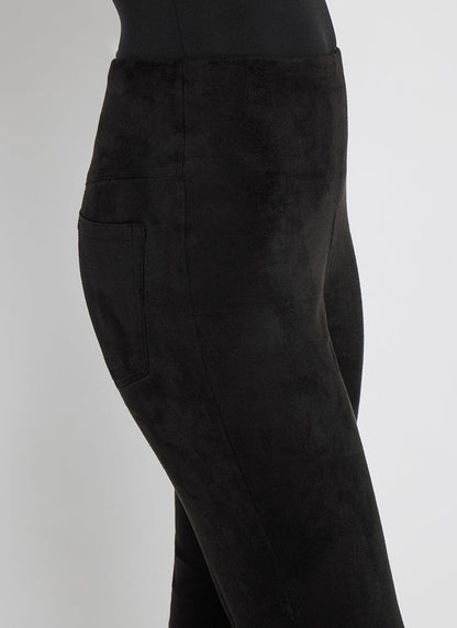 Lysse Jesse Vegan Suede Baby Boot (31" Inseam) Black