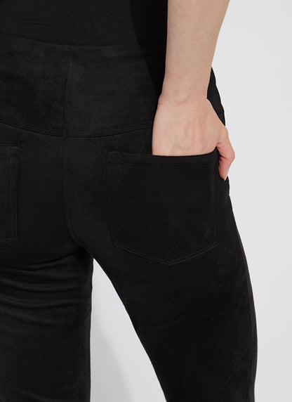 Lysse Jesse Vegan Suede Baby Boot (31" Inseam) Black