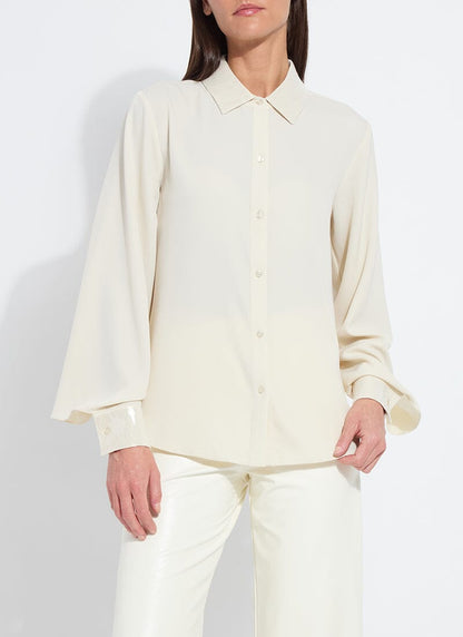 Lysse Damari Sequin Embellished Shirt Icing