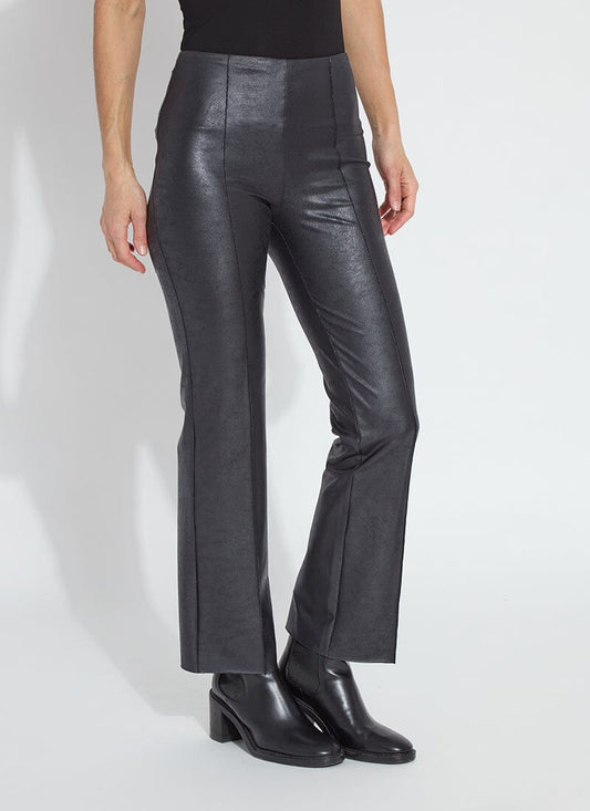 Lysse Elysse Foiled Leather Pant (27" Inseam) Black