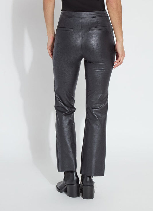 Lysse Elysse Foiled Leather Pant (27" Inseam) Black
