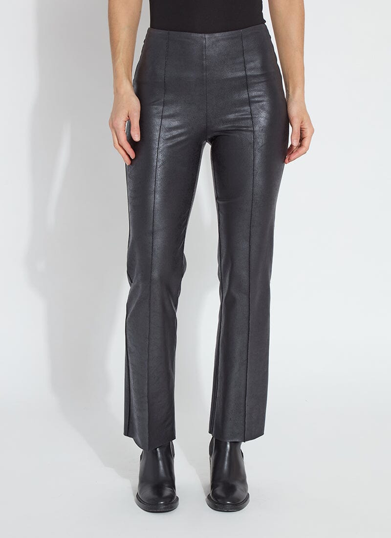 Lysse Elysse Foiled Leather Pant (27" Inseam) Black