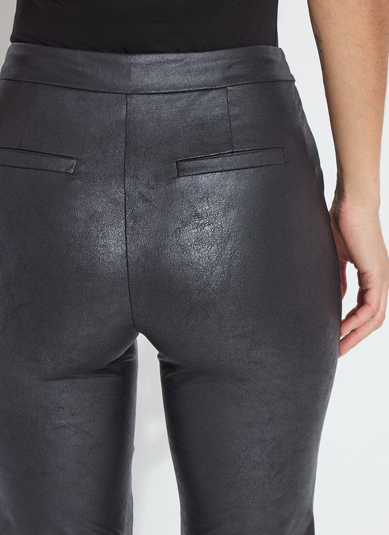 Lysse Elysse Foiled Leather Pant (27" Inseam) Black