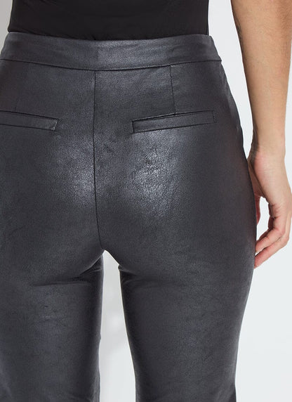 Lysse Elysse Foiled Leather Pant (27" Inseam) Black